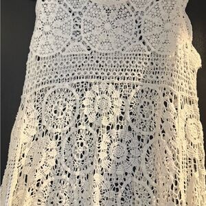 White Crochet Lace Top